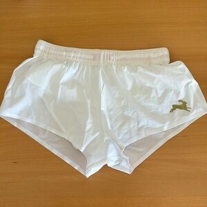 White Strata Shorts